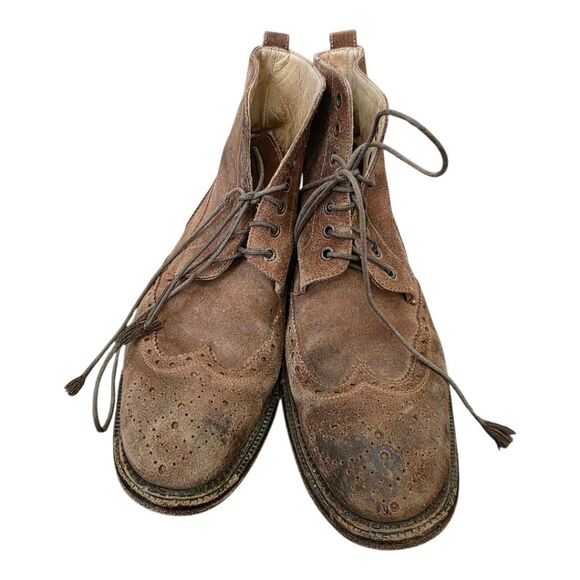 BILLY REID Oiled Suede Wingtip Brogue Boots -‎ Size 8 1/2 main image 11